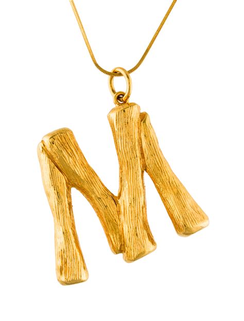 celine bamboo alphabet necklace|Celine alphabet for women.